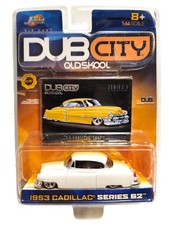 Jada Toys Dub City Old Skool 1953 Cadillac Series 62 White Die Cast 1:64 Scale
