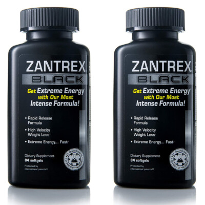 Zantrex Black, Rapid Release Weight Loss Formula, 84 Softgels - 2 Packs