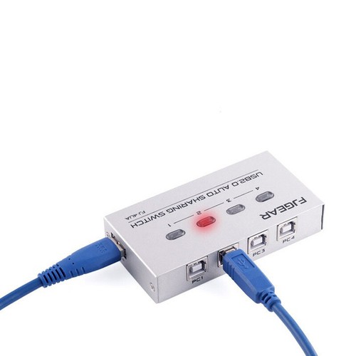4 Port USB 2.0 Auto Sharing Switch HUB Selector Switcher For Printer - Picture 6 of 7