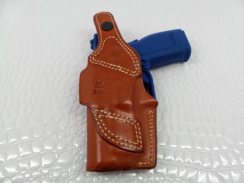 MASC Leather Belt Holster With Thumb Break For Good Retention And Faster Draw - Image 2 of 4