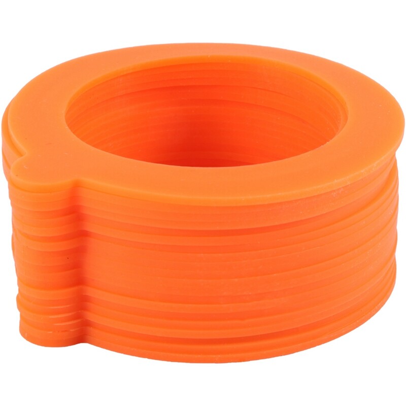 3X(20 Pieces Replacement Silicone Seals Replacement Rubber Jar Seals