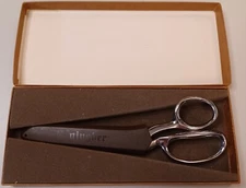 Vintage Gingher Chrome Dressmaker Scissors with the Original Box