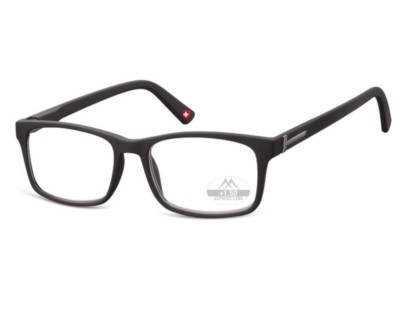 MONTANA MR73  schwarz matt Lesebrille mit Etui +1,0 +1,5 +2,0 +2,5 +3,0 +3,5