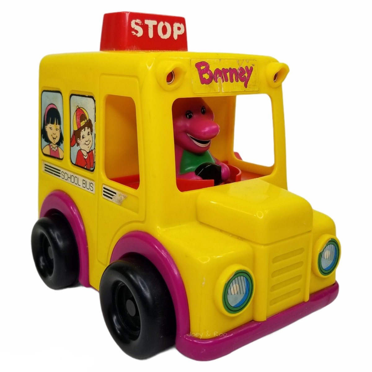 Lyons Group Vintage 1994 Barney School Bus Rolling Toy | eBay