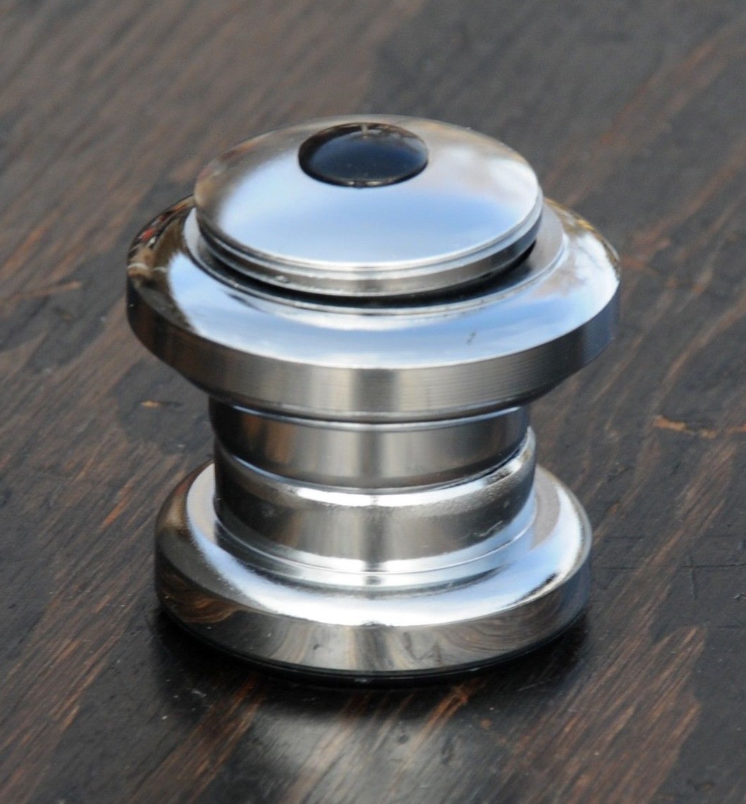 Chrome 1" ThreadLess HEADSET  Vintage MTB Mountain Bicycle F