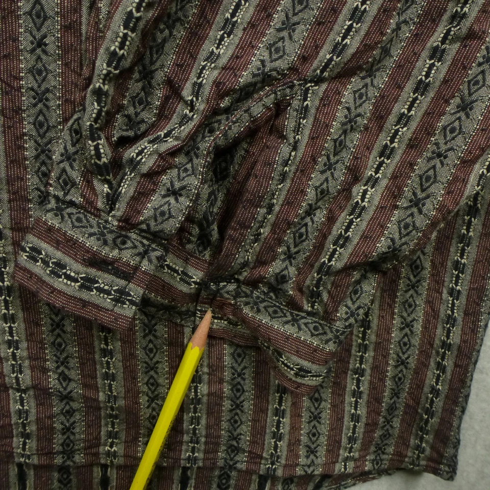 Scully 衬衫男式 2XL 灰色 Grandad Frontier 西部长袖纽扣 — 第 2/4 张图片