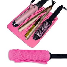 11" X 7.5" Large Size Heat Resistant Silicone Travel Mat Anti-Heat Pad for Ha...