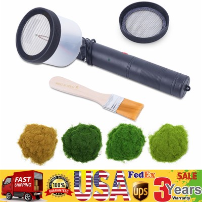 Flocking Machine Static Grass Applicator Scenic Modelling Handheld Flocking Kit