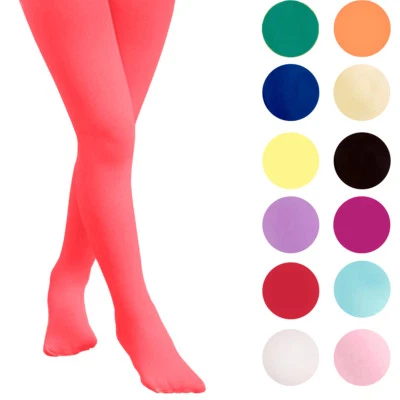 KIDS FASHION Girls PLAIN Semi-Opaque Tights 40 Denier