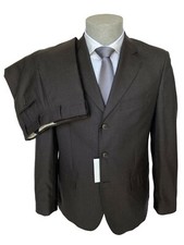 Confitalia Mens Dress, Size 46 Drop 6 Brown Pure Wool, 70 Off.