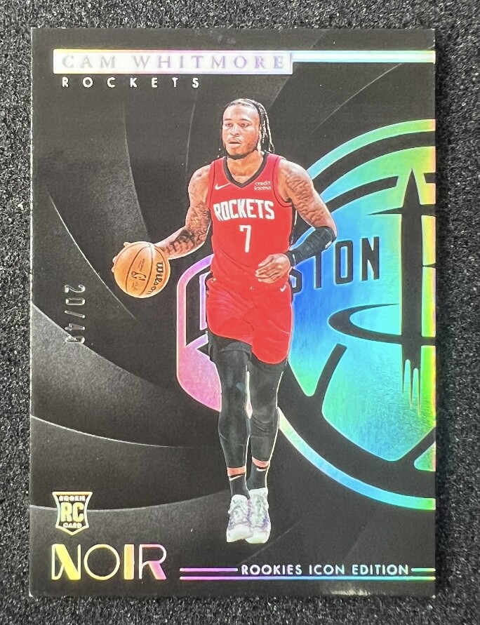 Cam Whitmore 2023-24 Panini Noir 20/49 Silver Rookies Icon Edition RC Rocket#190