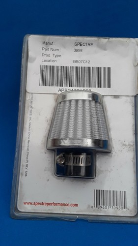 SPECTRE Valve cover Breather Filter 3998 Fits HG31, 3/8-1/2(8-12mm) tub - Picture 2 of 2
