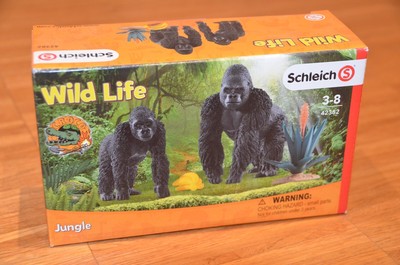 Schleich - Gorilla / 42382 - Gorillas auf Futtersuche - Wild Life