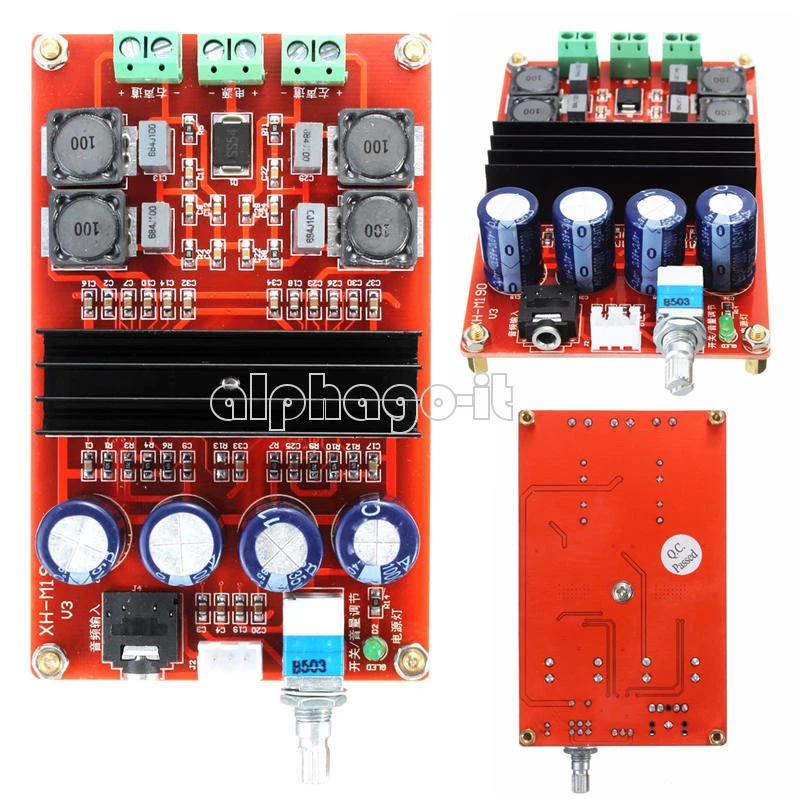 TPA3116D2 Scheda Amplificatore Digitale HIFI 2.0 50W + 50W | Doppio Canale, Alimentazione 8-25V, Per Auto, PC E Sistemi Fai Da Te - 2