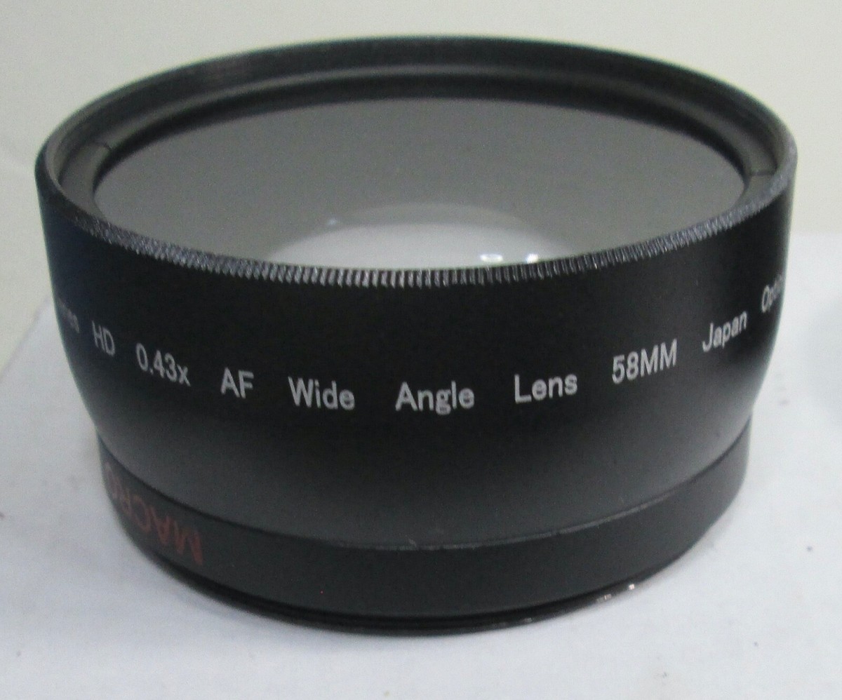 Ultimax Studio Series HD 0.43x AF Wide Angle Macro Lens 58mm Japan