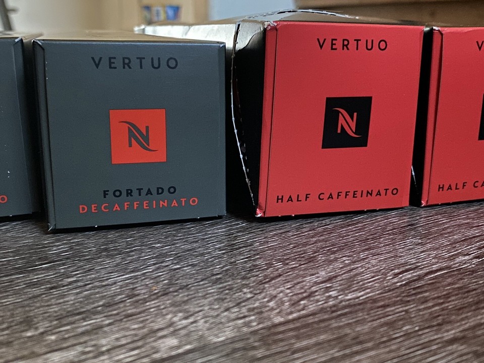 50 Capsule Nespresso Vertuo Fortado Decaf & Half Decaf Coffee Pods eBay