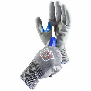 SAFEYEAR Safety Work Gloves Machine Operation Construction Cut Resistant Grade 5