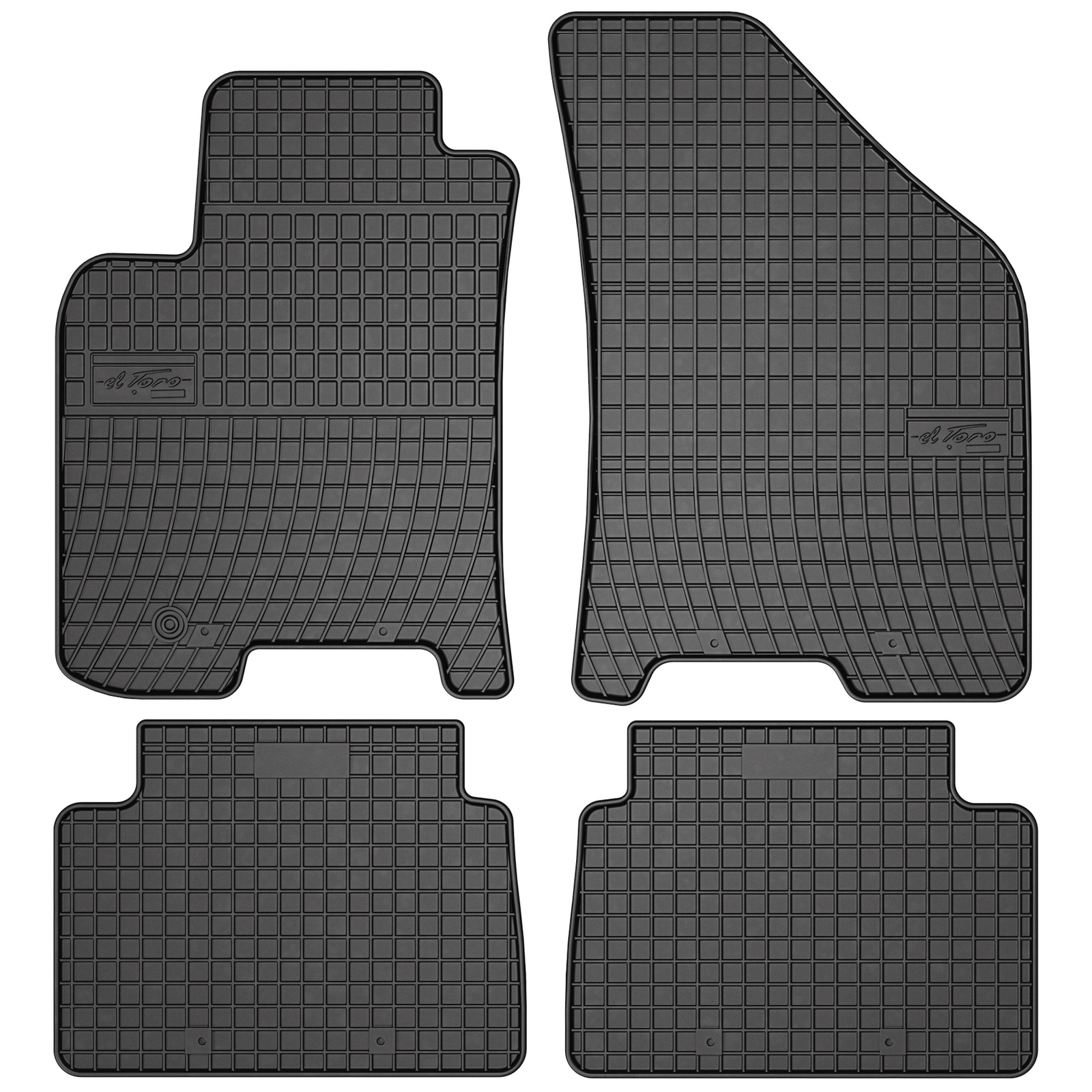 Tapis de sol Frogum El Toro robustes en caoutchouc premium pour Chevrolet Lacetti
