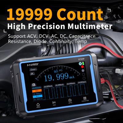 3in1 4.3'' Touch Screen Dual Channel Flat Panel Digital Oscilloscope