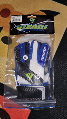 Vizari Junior Keeper Glove Size 3 Blue/White/Black