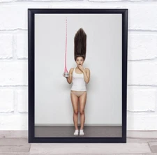 Oops Gravity Hair Humor Humour Fun Funny Bottomless Cup Mug Wall Art Print