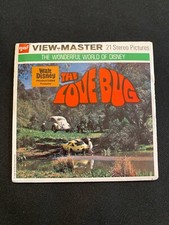 GAF View-Master B501 Walt Disney's THE LOVE BUG 3 Reel Set Booklet