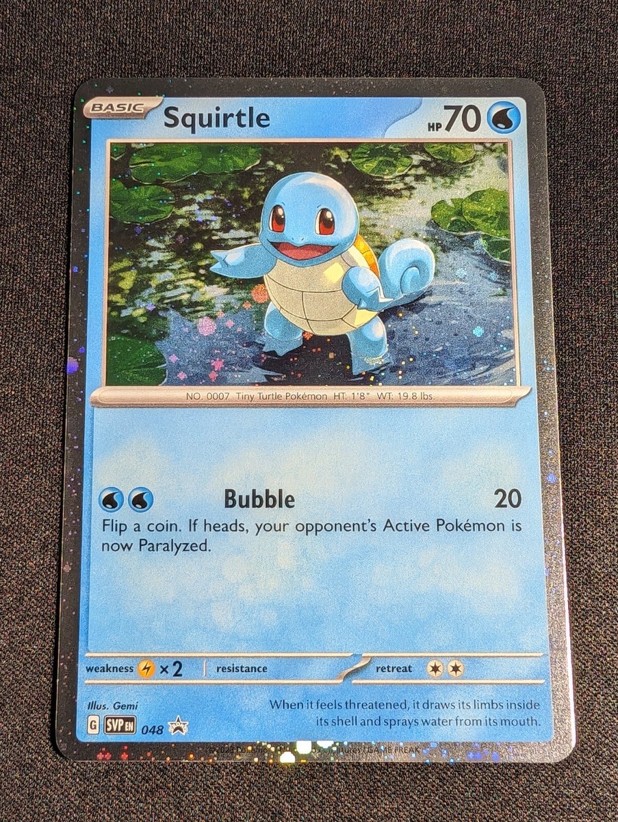 Pokémon 151 Promo Bulbasaur Charmander Squirtle SVP 046 047 048 Cosmo