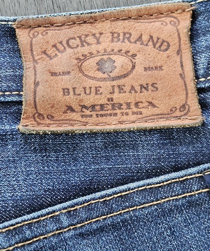 Lucky Brand Jeans 181 Relaxed Med Wash Blue 181 Relaxed Straight Cut Denim - Picture 9 of 9