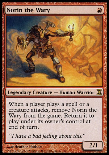 MTG Magic Karten 1x Norin the Wary Time Spiral NM-Mint, Englisch