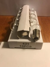 Lionel 431 Light bulbs 14 volt Bayonet base for Lionel, A Flyer & Marx 10 total