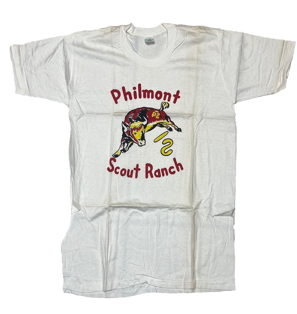 Vintage 60s Philmont Scout Ranch T Shirt Boy Scouts Of America Usa 