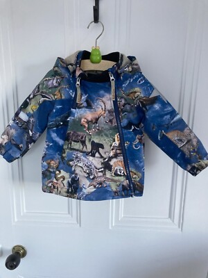 MOLO Sommer-/Regenjacke Anorak, Größe 86, 18 - 24 Monate, gefüttert, Junge/Mädchen