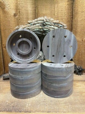 Savings 10- Colorful Walnut 3.5'' Pre-cut Friction Pots   Turkey Call Supplies