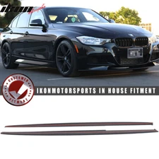 Fits 12-18 BMW F30 3-Series M-T M-Sport 2PCS Side Skirts Extension Splitter - PP