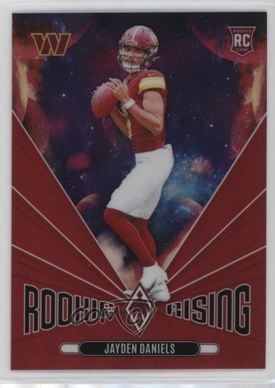 2024 Panini Phoenix Rookie Rising Red 12/99 Jayden Daniels #RR-JDS RC v9t