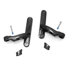 For Harley Davidson 4.5'' LED Auxiliary Fog Bracket Mounts -Gloss Black