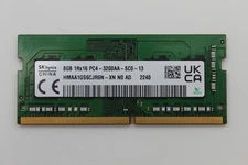 Hynix 8GB SODIMM DDR4 3200 PC4 1Rx16 HMAA1GS6CJR6N-XN