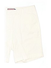 Vineyard Vines Women Ivory Khaki Shorts 10