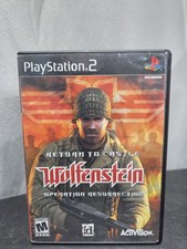 Return To Castle Wolfenstein Operation Resurrection Sony PlayStation 2 PS2 CIB 