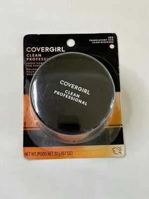 CoverGirl Clean Professional Loose Powder #105 Translucent Fair Older Package