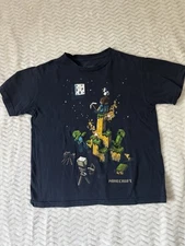 Minecraft Mojang Jinx  Game Movie T-Shirt Boys Size M (8) Blue