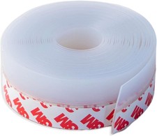 Dpm Tapes - Paraspifferi Silicone Sottoporta Con Adesivo Premium 5mt Trasparente
