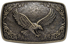 Belt Buckles for Men Women - American Flag and Eagle Belt Buckle