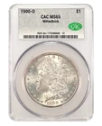 1900-O $1 Morgan Silver Dollar, MS 65 CAC Graded