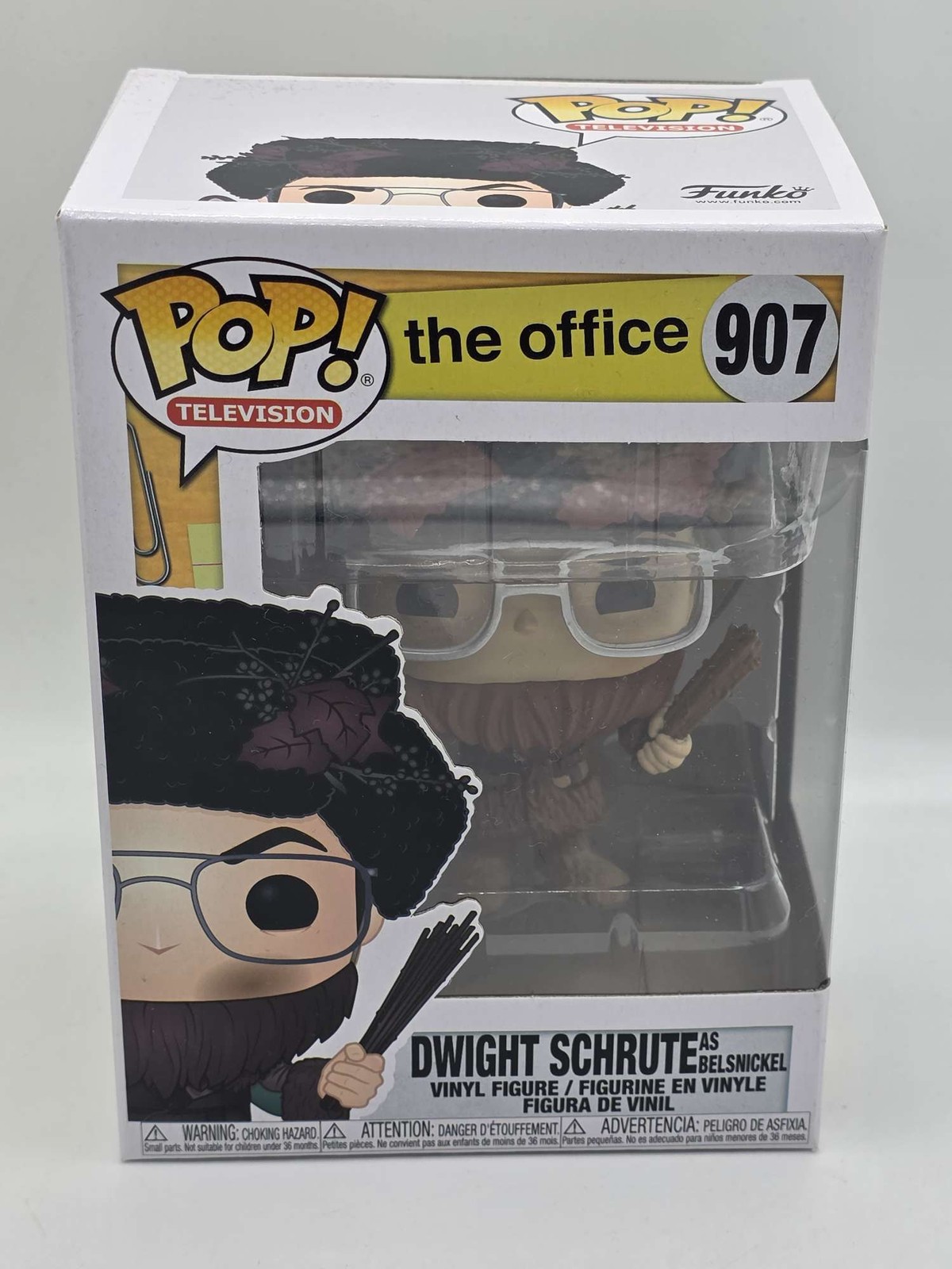 Damaged Box DWIGHT SCHRUTE (BELSNICKEL) The Office | Funko Pop Television #907