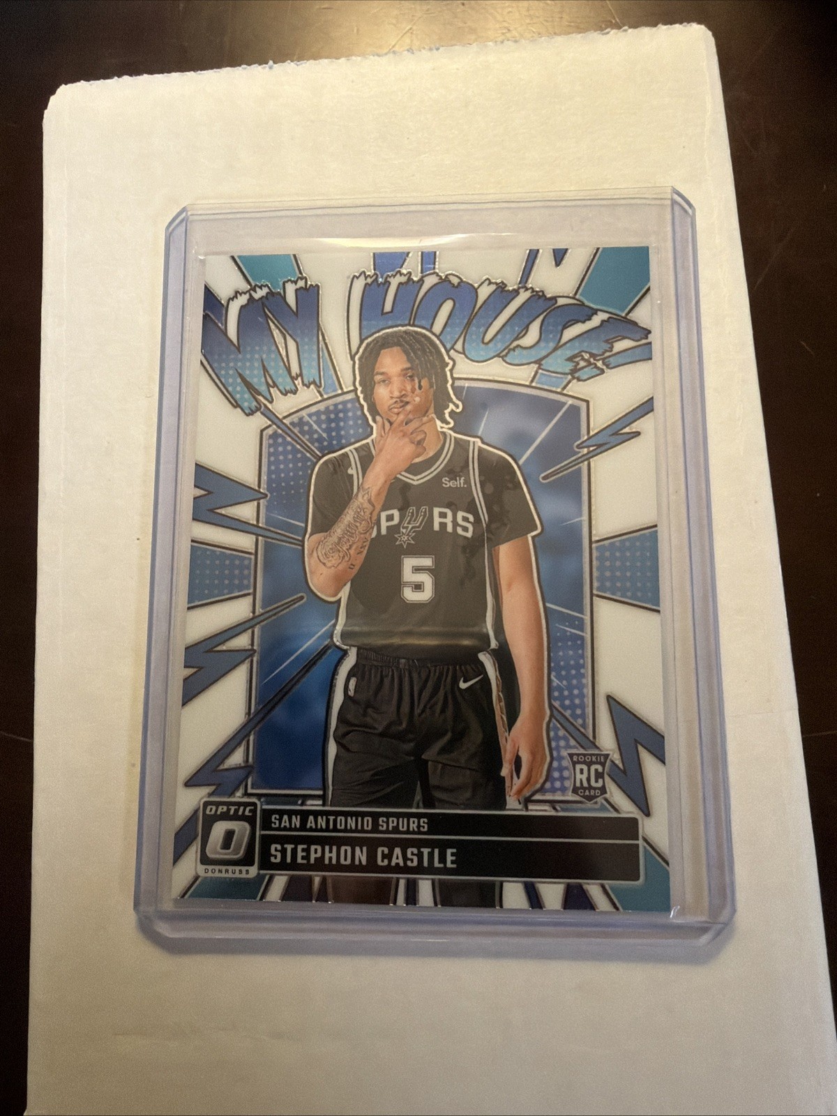 2024-25 Panini Donruss Optic Stephon Castle (RC) My House Silver Holo #16