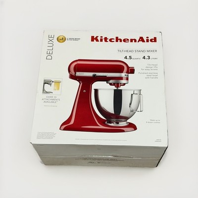KitchenAid Deluxe 4.5 Quart Tilt-Head Stand Mixer - Empire Red