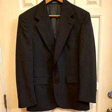 GANT TODAY’S MAN Men's Gray Suit 100% Wool 2-Button Classic Made in USA 30x40