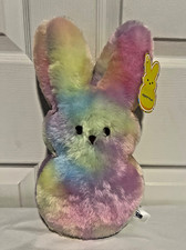 Peeps 12inch Fluffy Plush Bunny Rainbow FREE DELIVERY