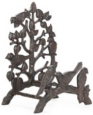 Soporte de manguera de hierro fundido decorativo, montaje en pared para jard n